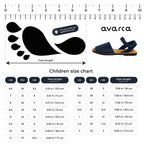 Avarca Handmade Leather Black Sandals for Boys
