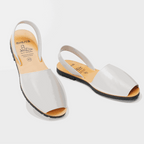 Avarca Leather White Sandals for Men