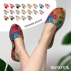 Avarca Open Toe Multicolor Sandals for Women