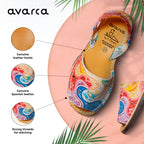 Avarca Open Toe Multicolor Sandals for Women