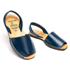 Avarca Glitter Leather Pink Silver Sandals for Women