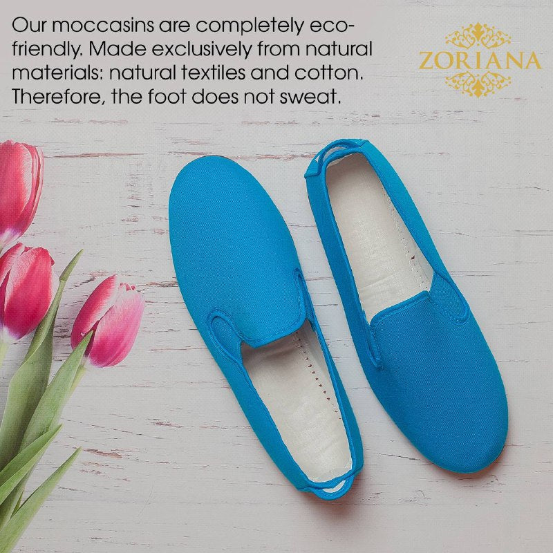 Comfortable Turquoise Loafers for Women