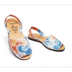 Avarca Open Toe Multicolor Sandals for Women