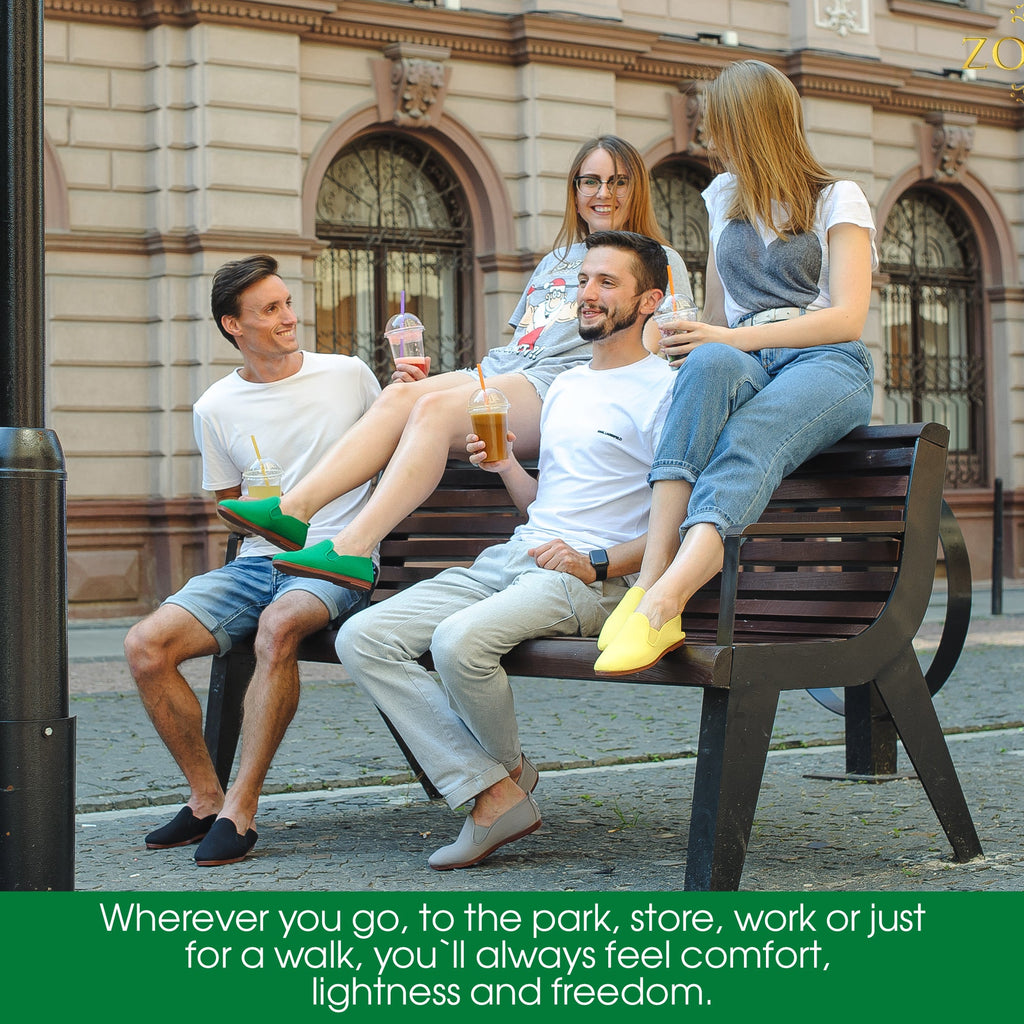 Comfortable Green Moccasins for Men