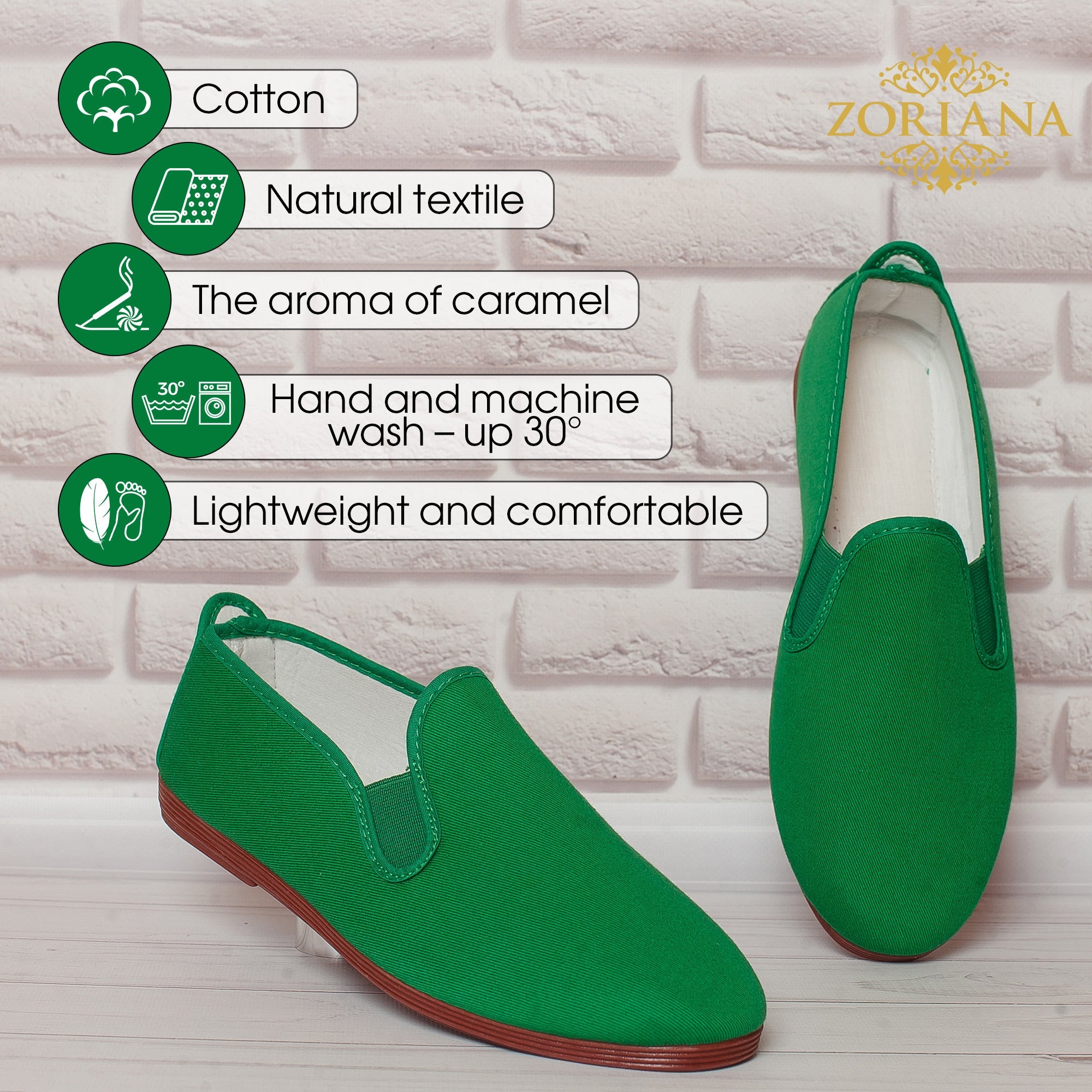 Comfortable Green Loafers for Women