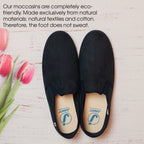 Comfortable Dark Blue Moccasins for Men
