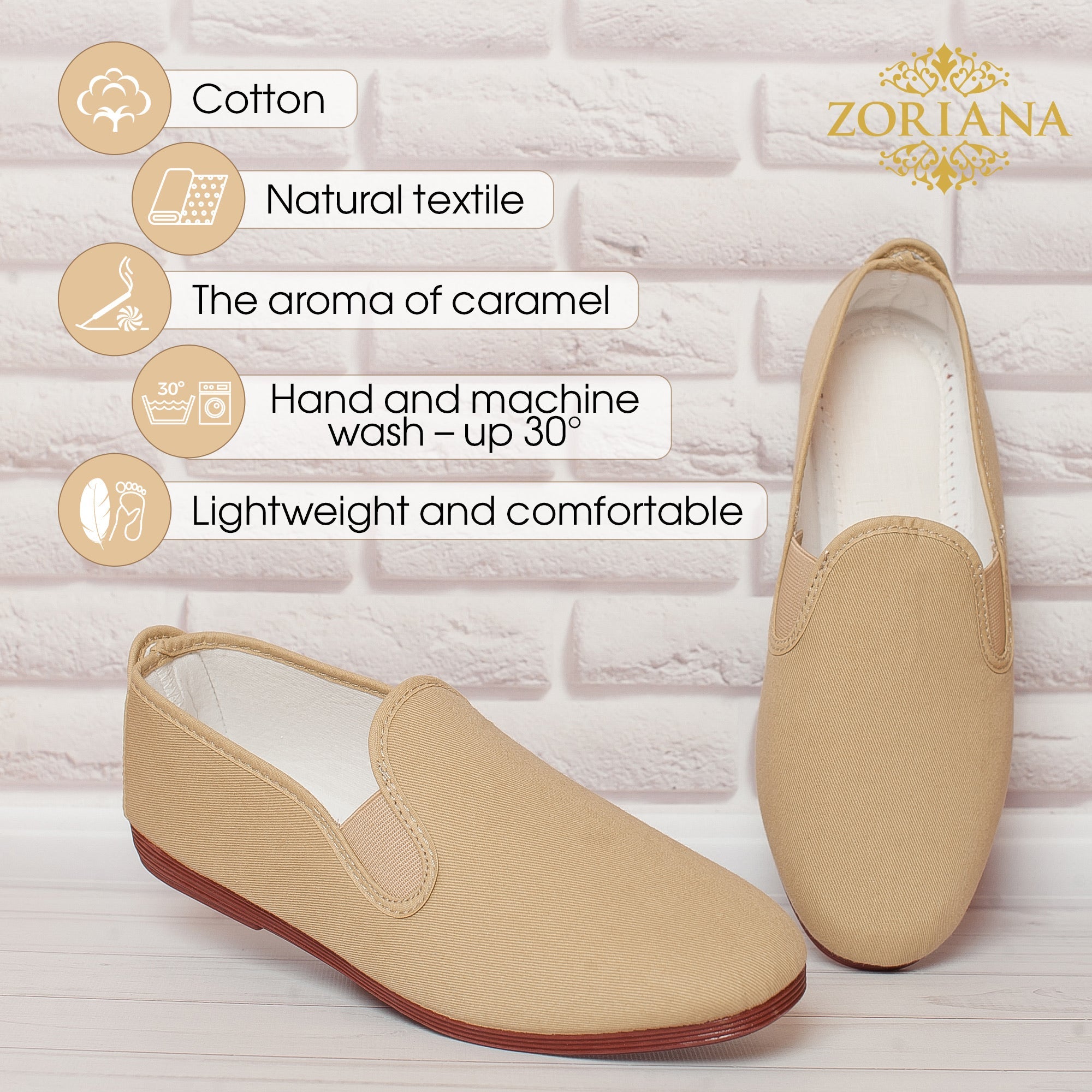Comfortable Beige Loafers for Women