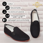 Comfortable Black Moccasins for Men
