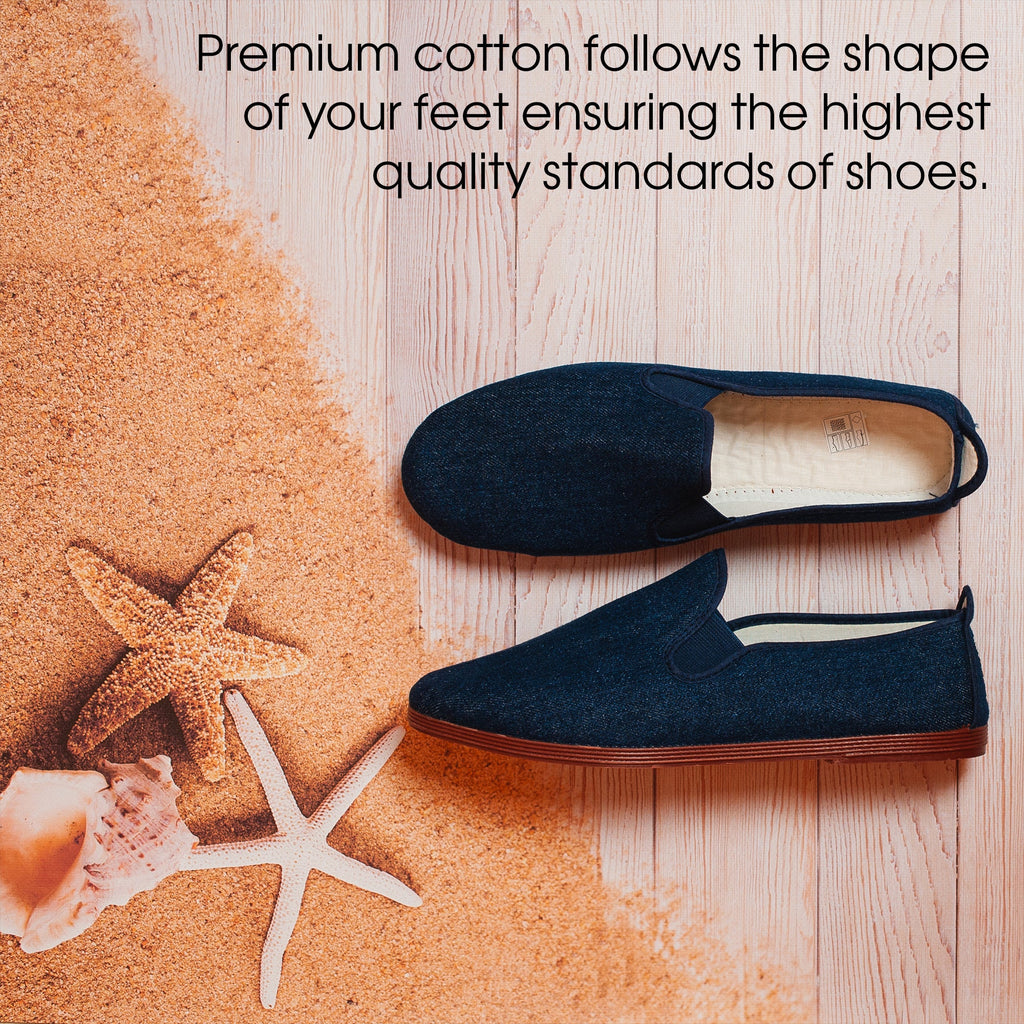 Comfortable Jeans Moccasins for Men