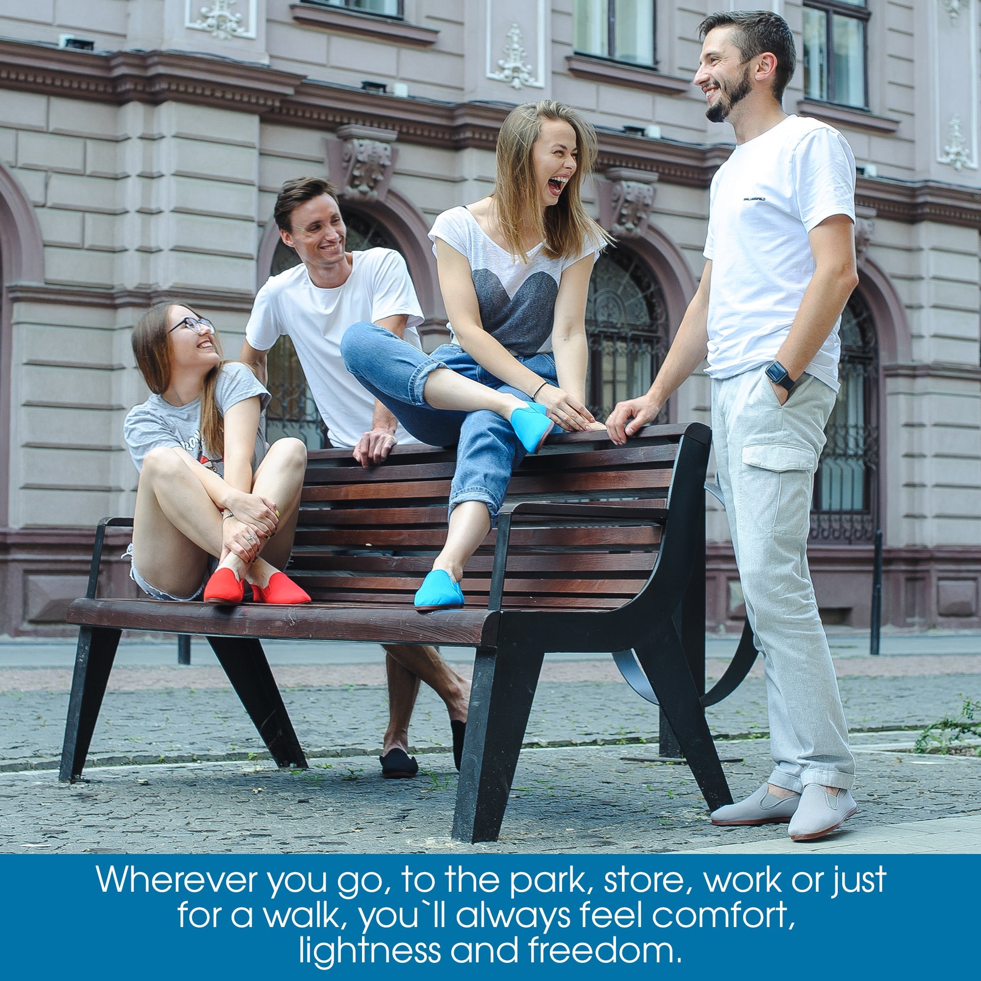 Comfortable Turquoise Moccasins for Men