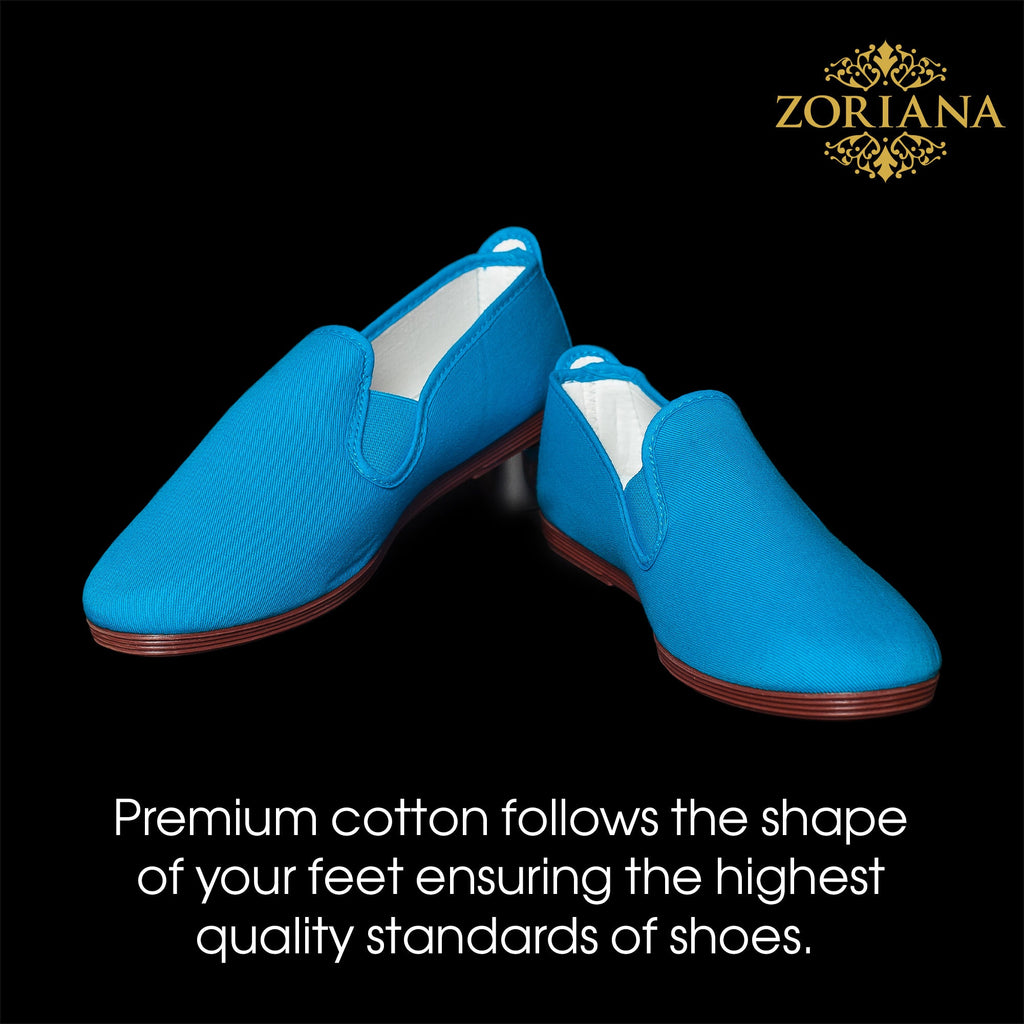 Comfortable Turquoise Moccasins for Men