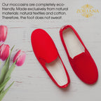 Comfortable Red Loafers for Women
