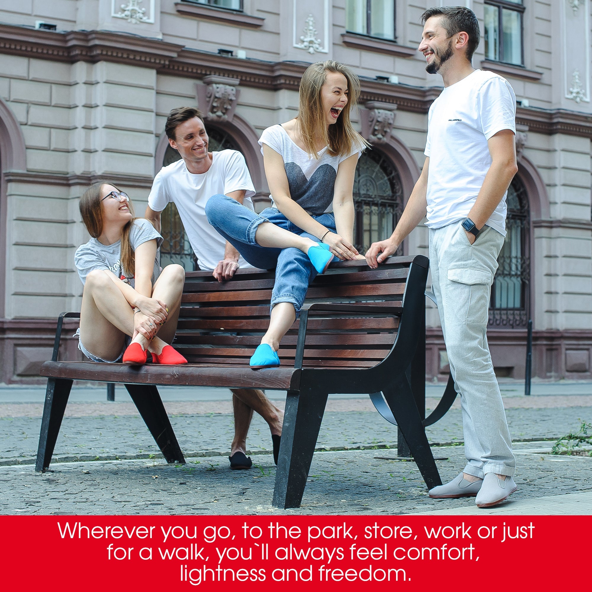 Comfortable Red Loafers for Women