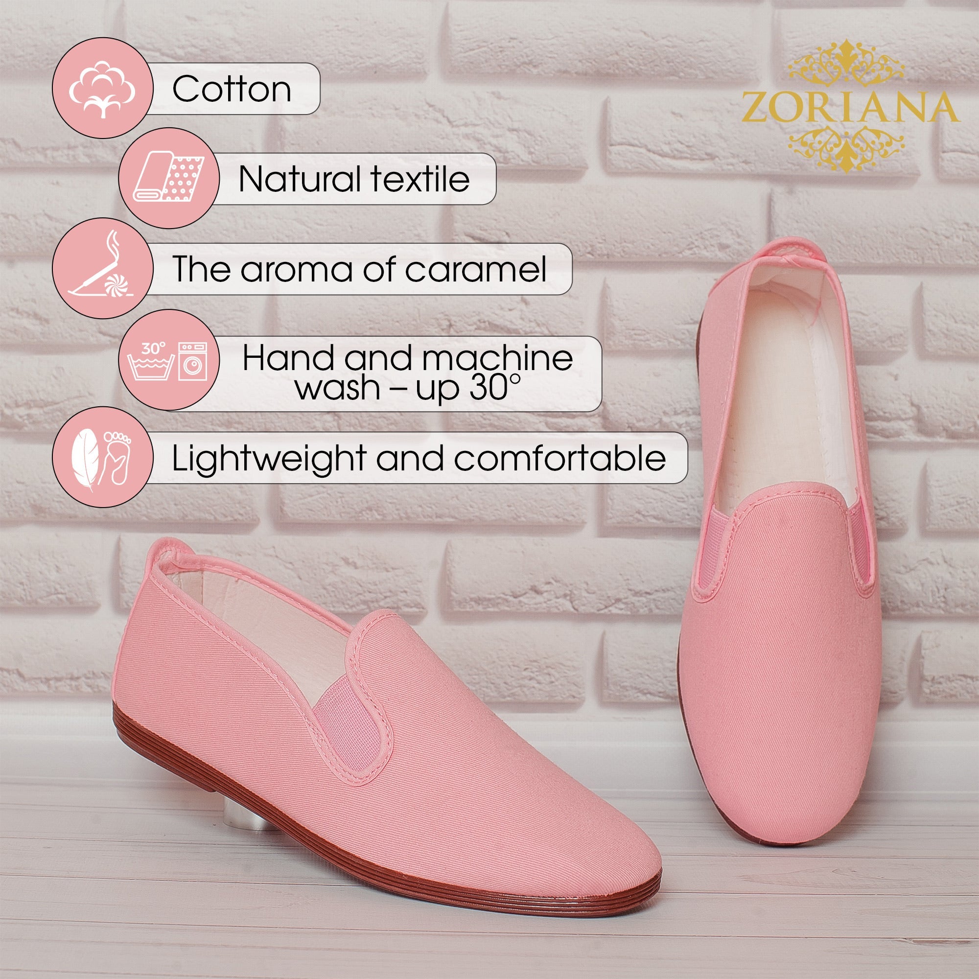 Comfortable Pink Loafers for Women