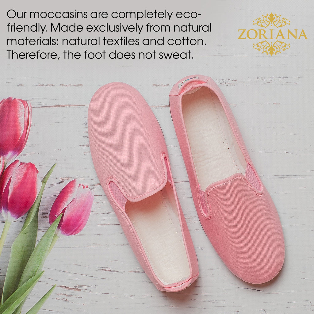 Comfortable Pink Loafers for Women