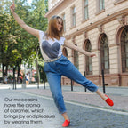 Comfortable Red Loafers for Women