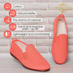 Comfortable Coral Loafers for Boys and Girls