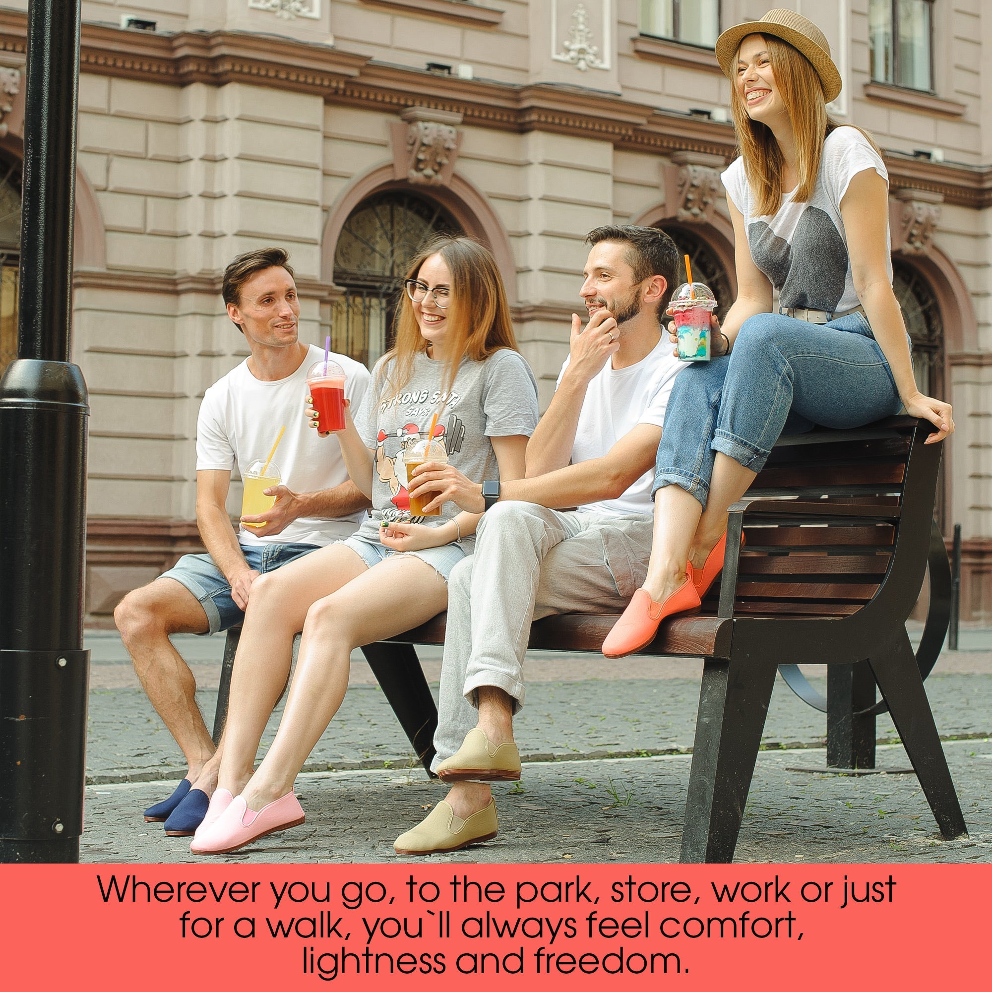 Comfortable Coral Loafers for Boys and Girls